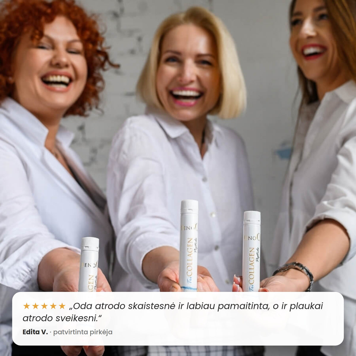 TriCollagen Beauty Complex pirkėjos Editos atsiliepimas