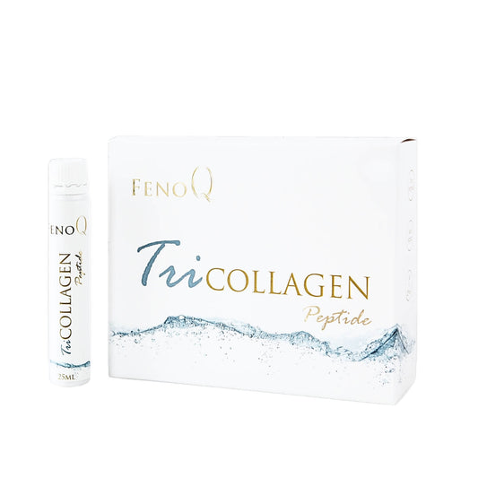 TriCollagen Peptide pakuote baltame fone