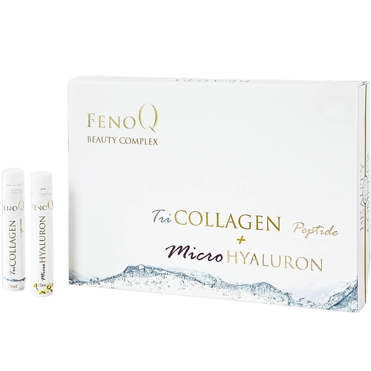 TriCollagen Beauty Complex pakuote baltame fone