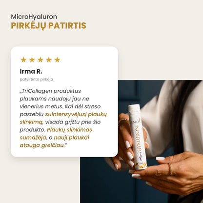 MicroHyaluron pirkėjos Irmos atsiliepimas