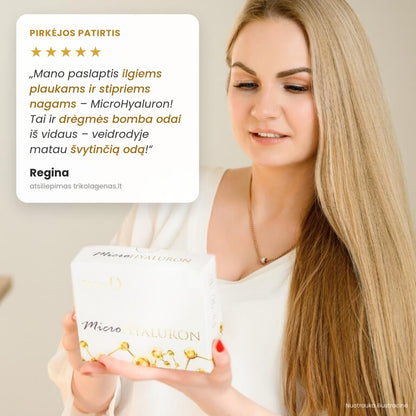 MicroHyaluron pirkėjos Reginos atsiliepimas