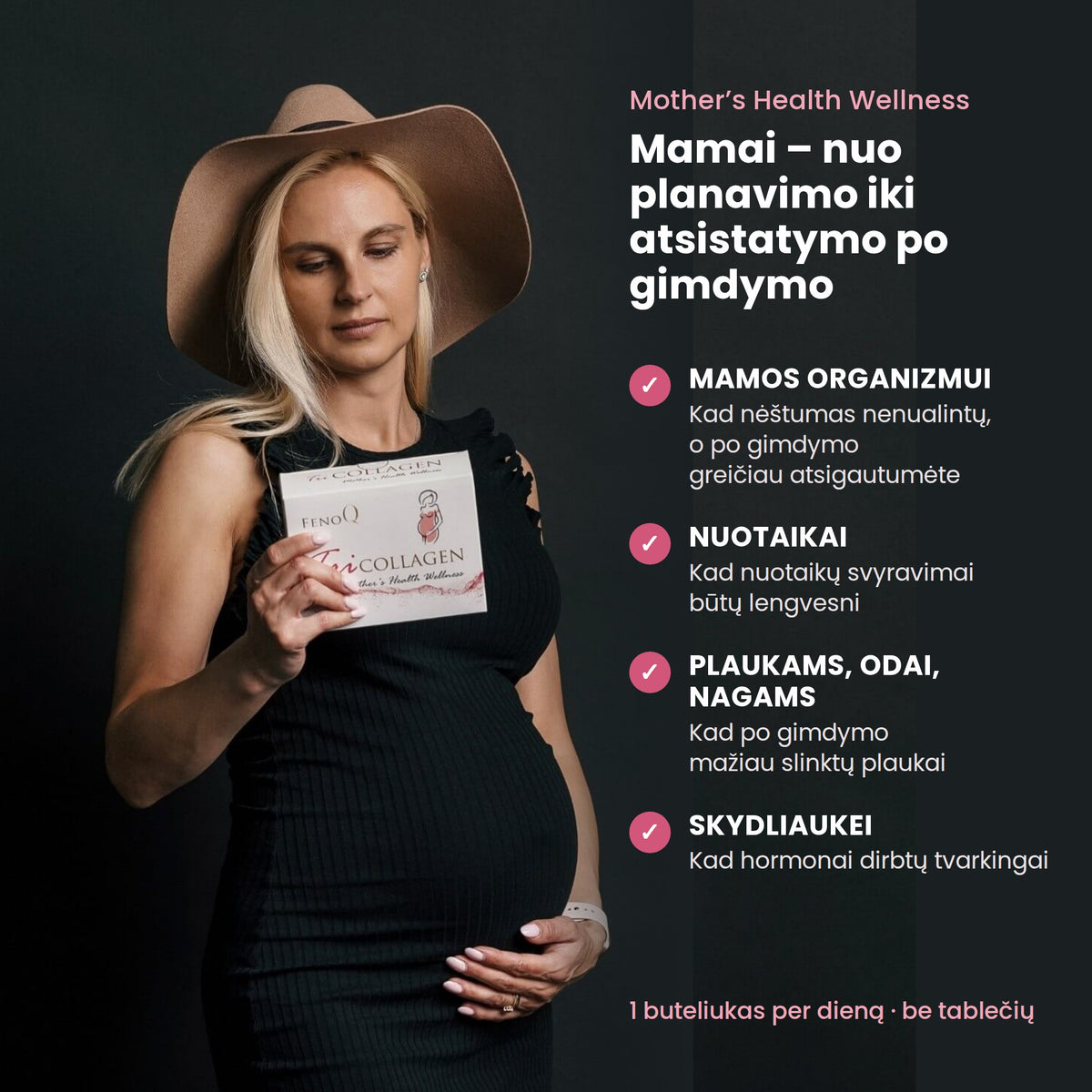 Mother’s Health Wellness naudos mamai ir po gimdymo