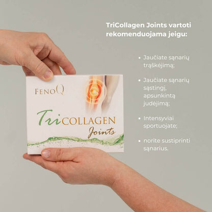 Rankose laikoma TriCollagen Joints pakuotė
