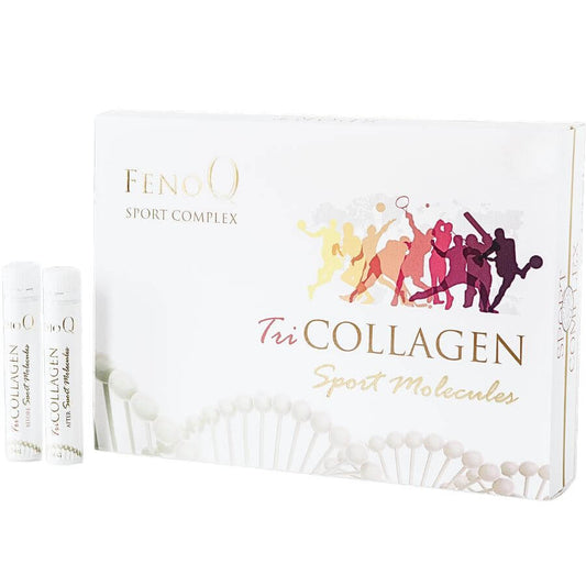 TriCollagen Sport Molecules pakuote baltame fone
