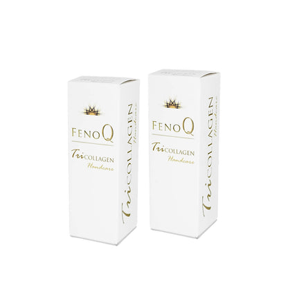 TriCollagen ranku serumai 2 pakuotes baltame fone