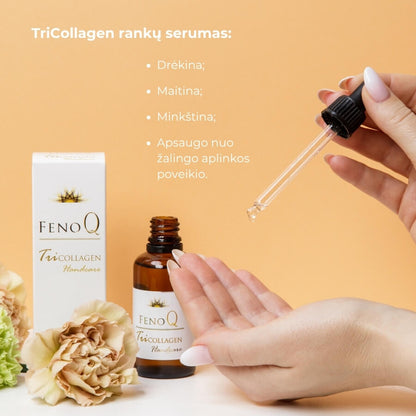 Ranku serumas salia moters ranku