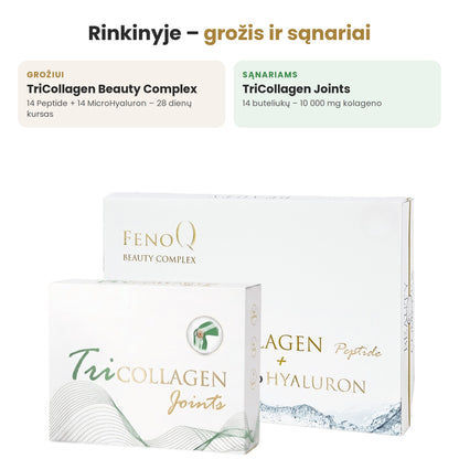 Rinkinyje: TriCollagen Beauty Complex ir TriCollagen Joints