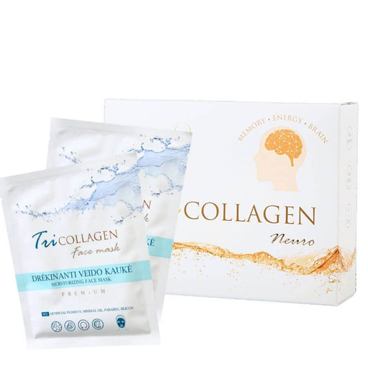 Tricollagen Neuro + DOVANA (2 vnt. TriCollagen veido kaukių)