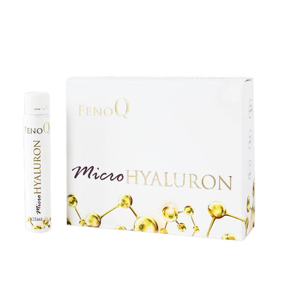 MicroHyaluron pakuote baltame fone